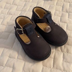 Jacadi booties.  Navy.  Size 18. NWOT